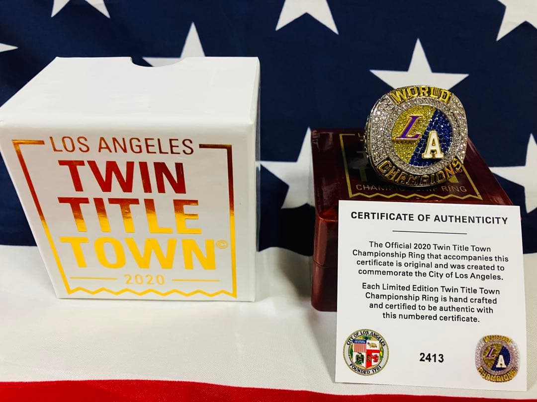 MLB リングNBAチャンピオン　ドジャース　レイカーズ 2020 ツインシティ