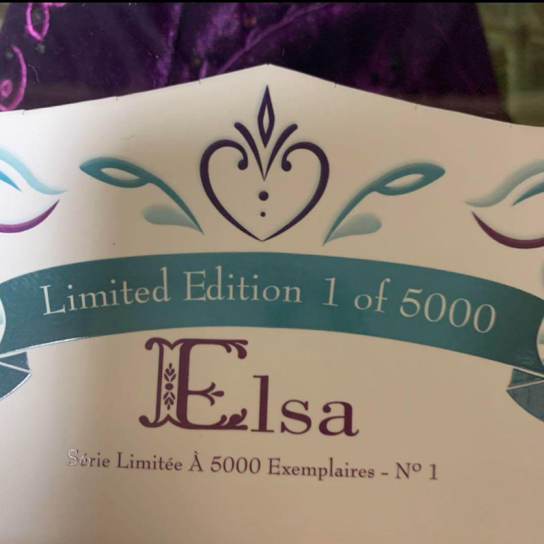 ディズニー　アナと雪の女王 アナ雪 リミテッドドール アナ エルサ 5000体