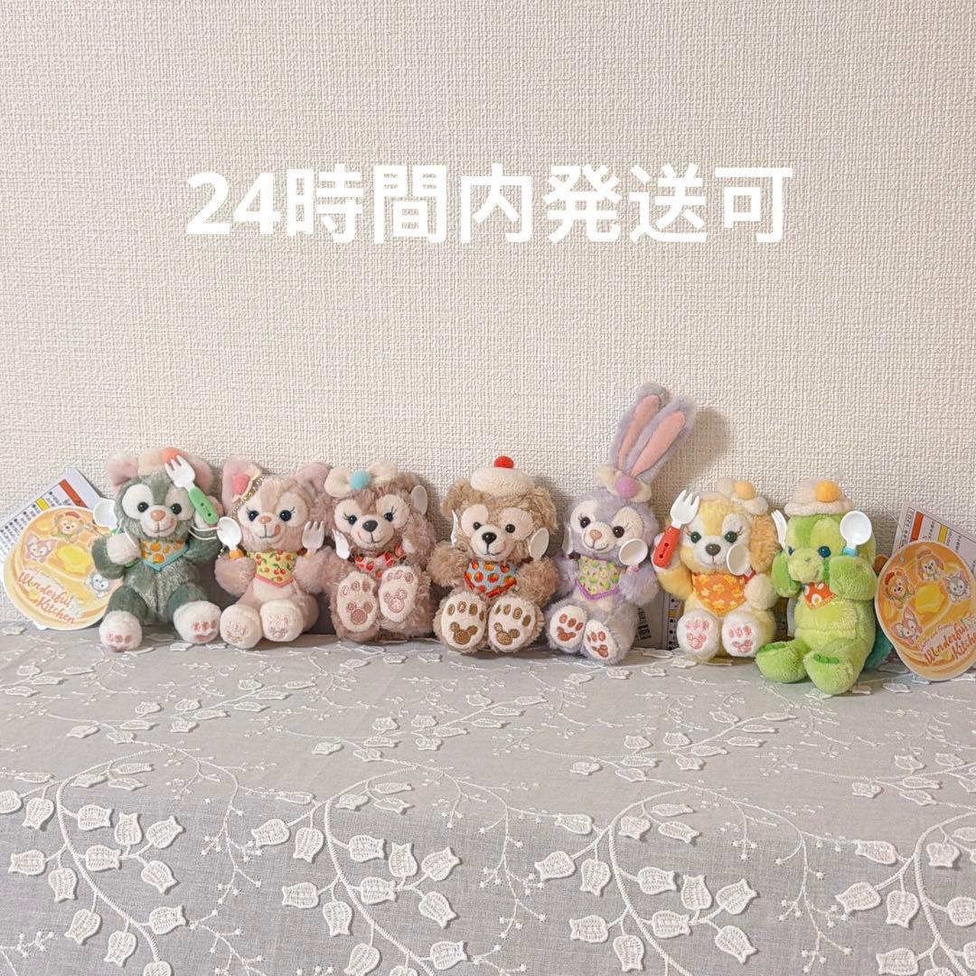 お顔厳選ディズニーシー　ダッフィー&フレンズぬいぐるみバッジ ワンダフルキッチン