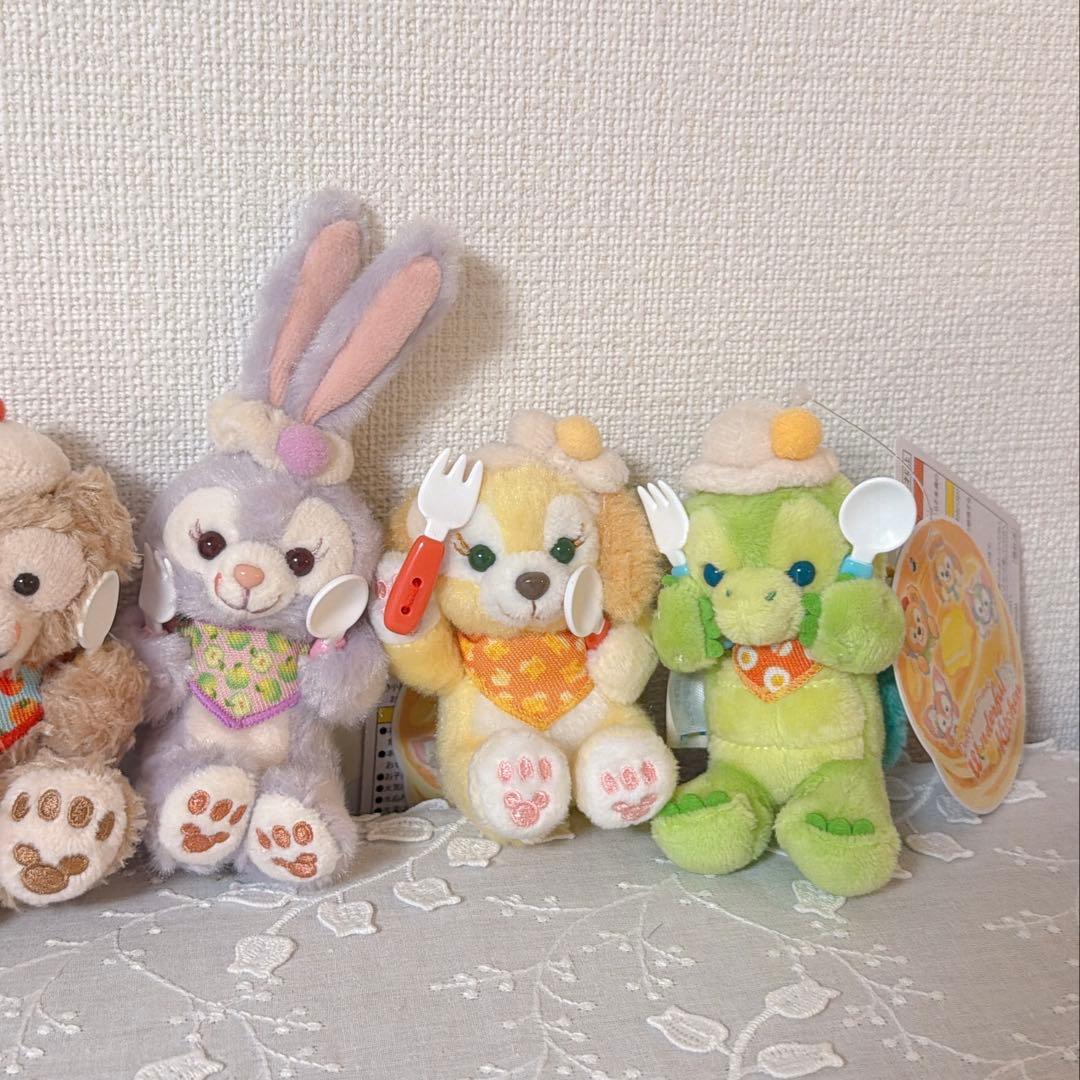 お顔厳選ディズニーシー　ダッフィー&フレンズぬいぐるみバッジ ワンダフルキッチン