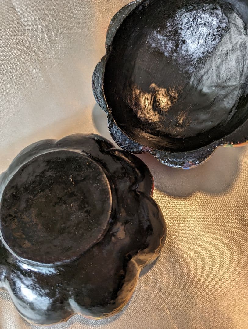 カシミール ペーパーマシュ 蓋付き 小鉢