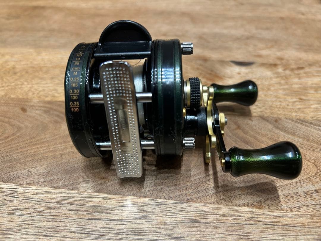 アブアンバサダー4600C IMAE ブルーイングリーンハンドル　カスタム