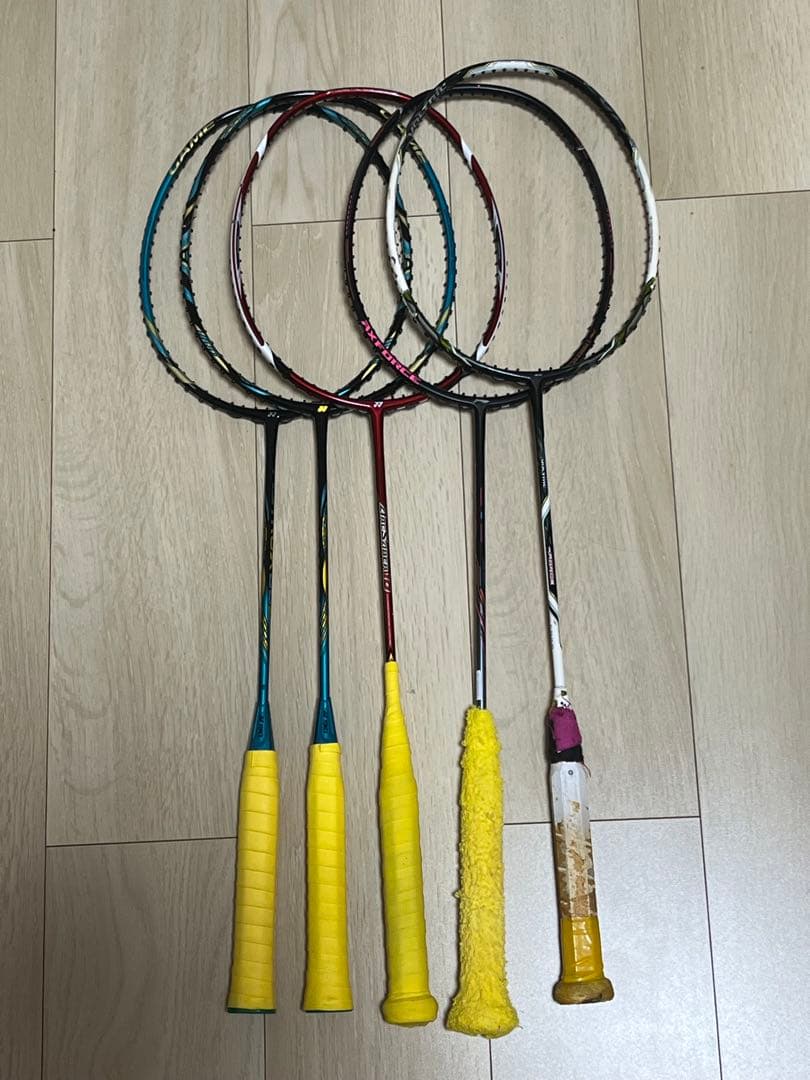 【ジャンクまとめ売り】バドミントンラケット　ヨネックス YONEX