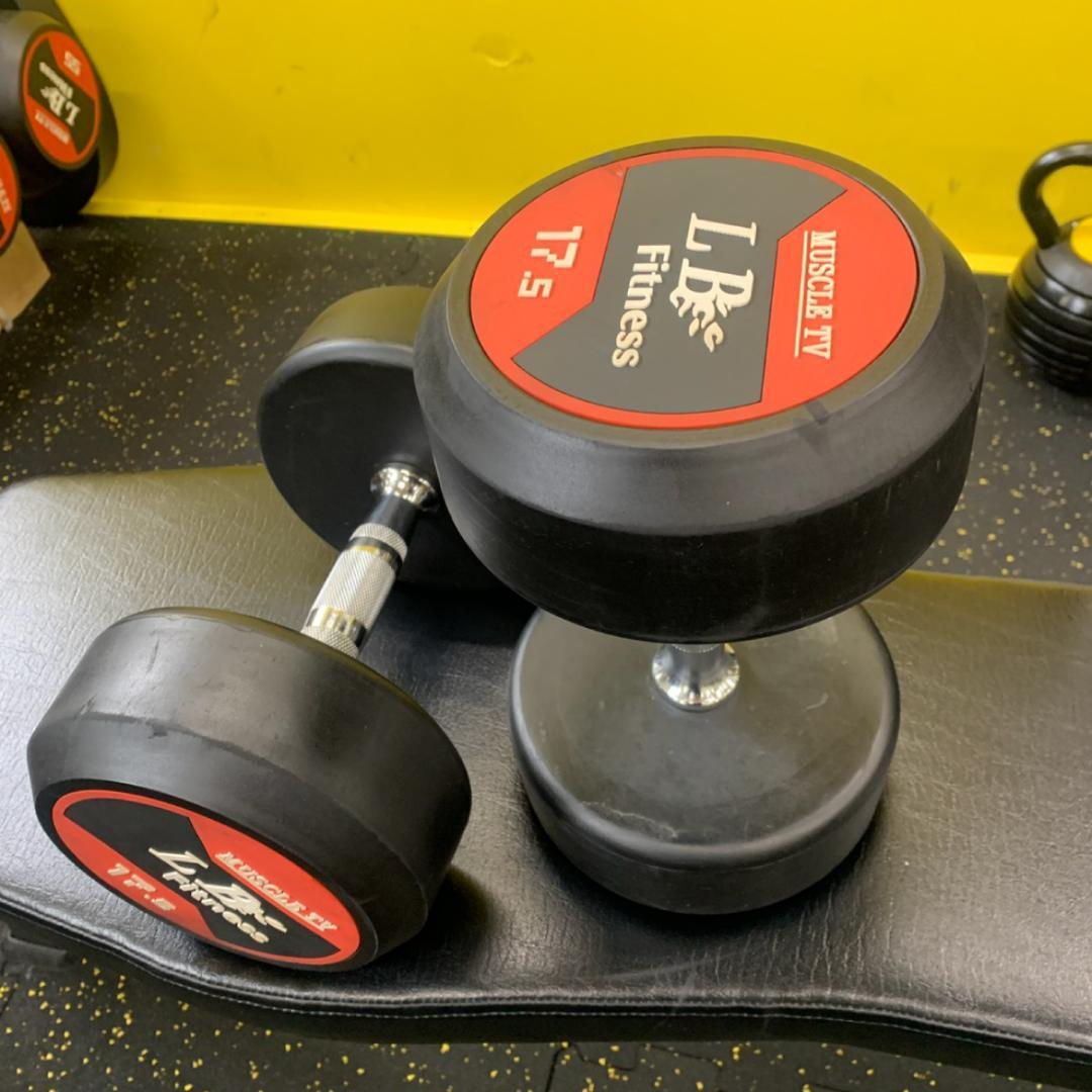 ラバー ダンベル 20kg × 2個 セット