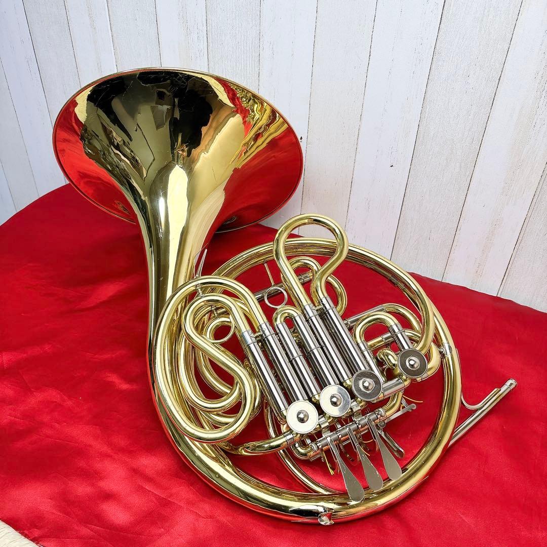 YAMAHA ヤマハ YHR-664 フルダブルホルン マウスピース付き