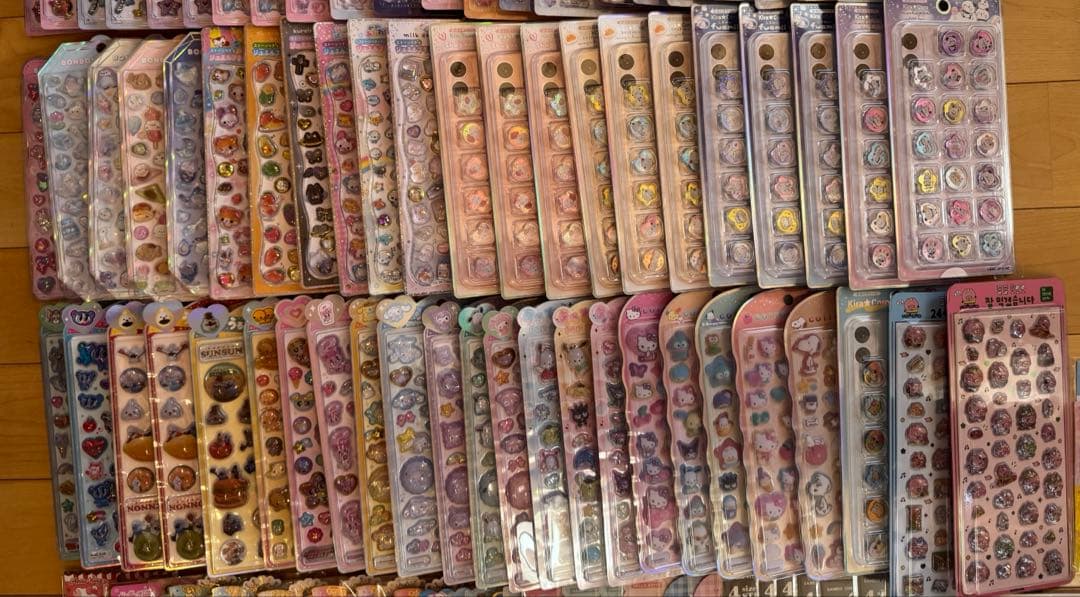 ボンボンドロップシール ディズニー サンリオ オリジナル まとめ売り 165枚