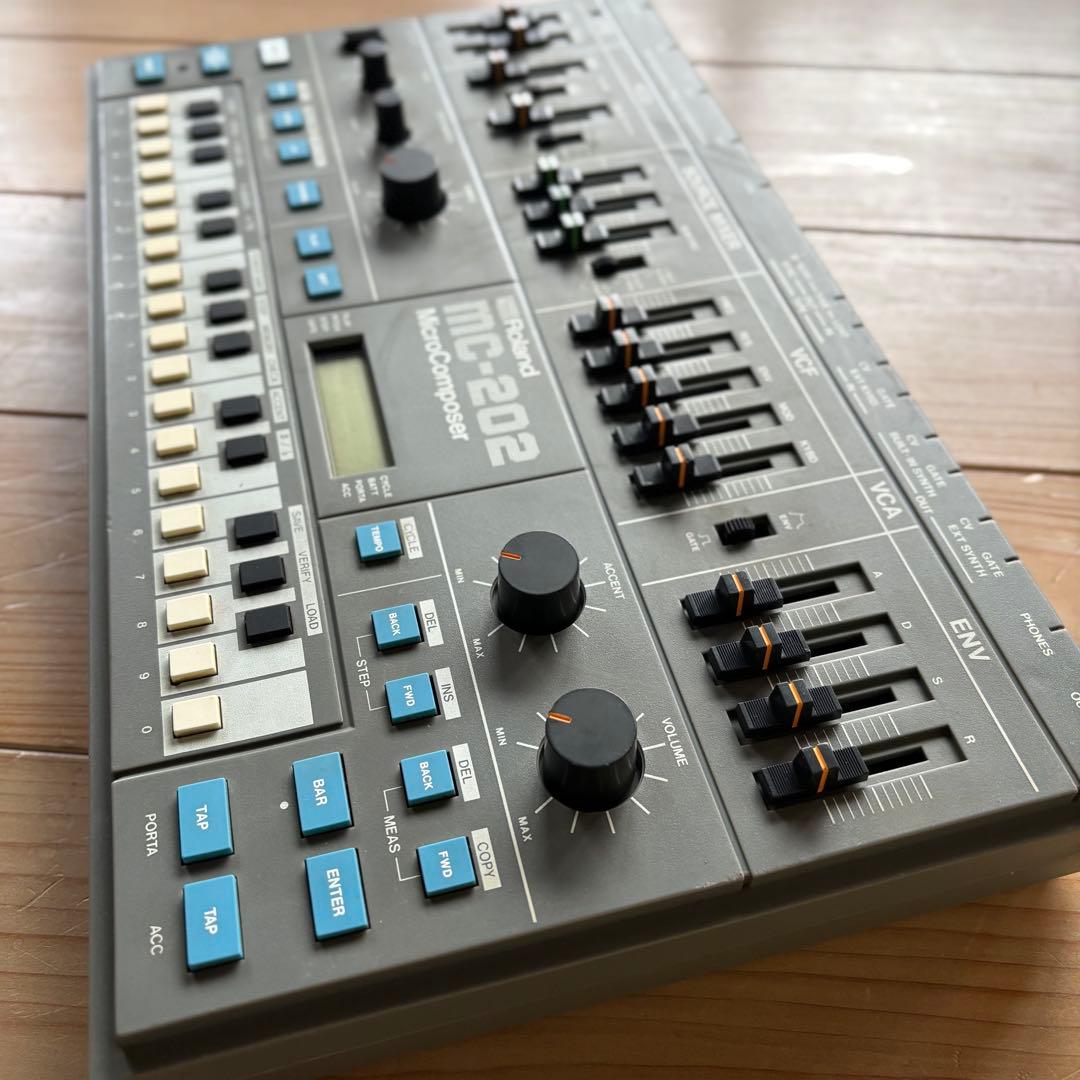 Roland MC-202 Micro Composer 取説・箱付