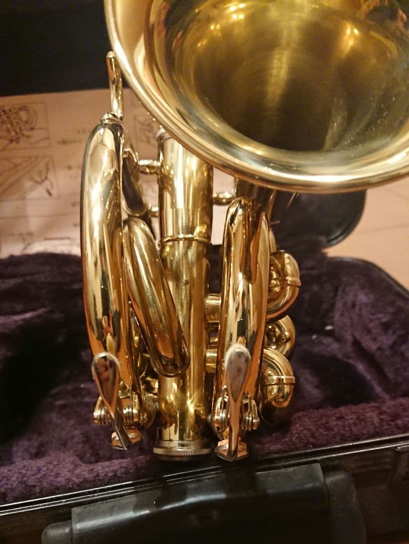 J.マイケル ポケットトランペット 純正ハードケース付き