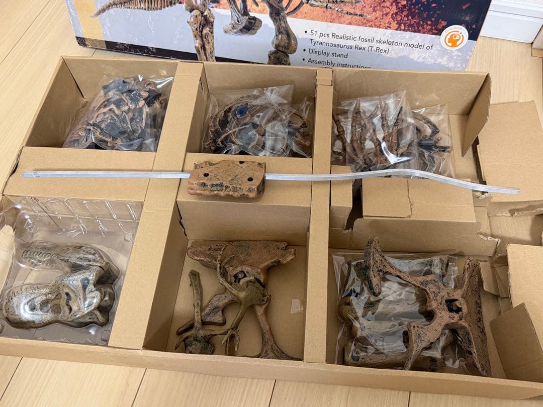 EDU-TOYS エデュトイ 恐竜工作 キット 51ピース ティラノサウルス