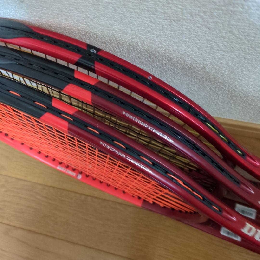 DUNLOP CX200 ラケット 3本セット バッグ付き