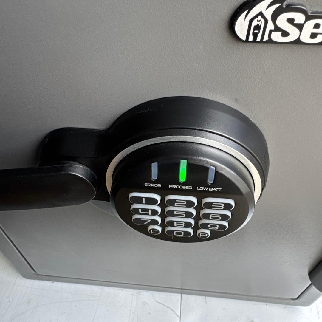 SentrySafe デジタル式耐火・防水金庫　テンキー式【A-165】