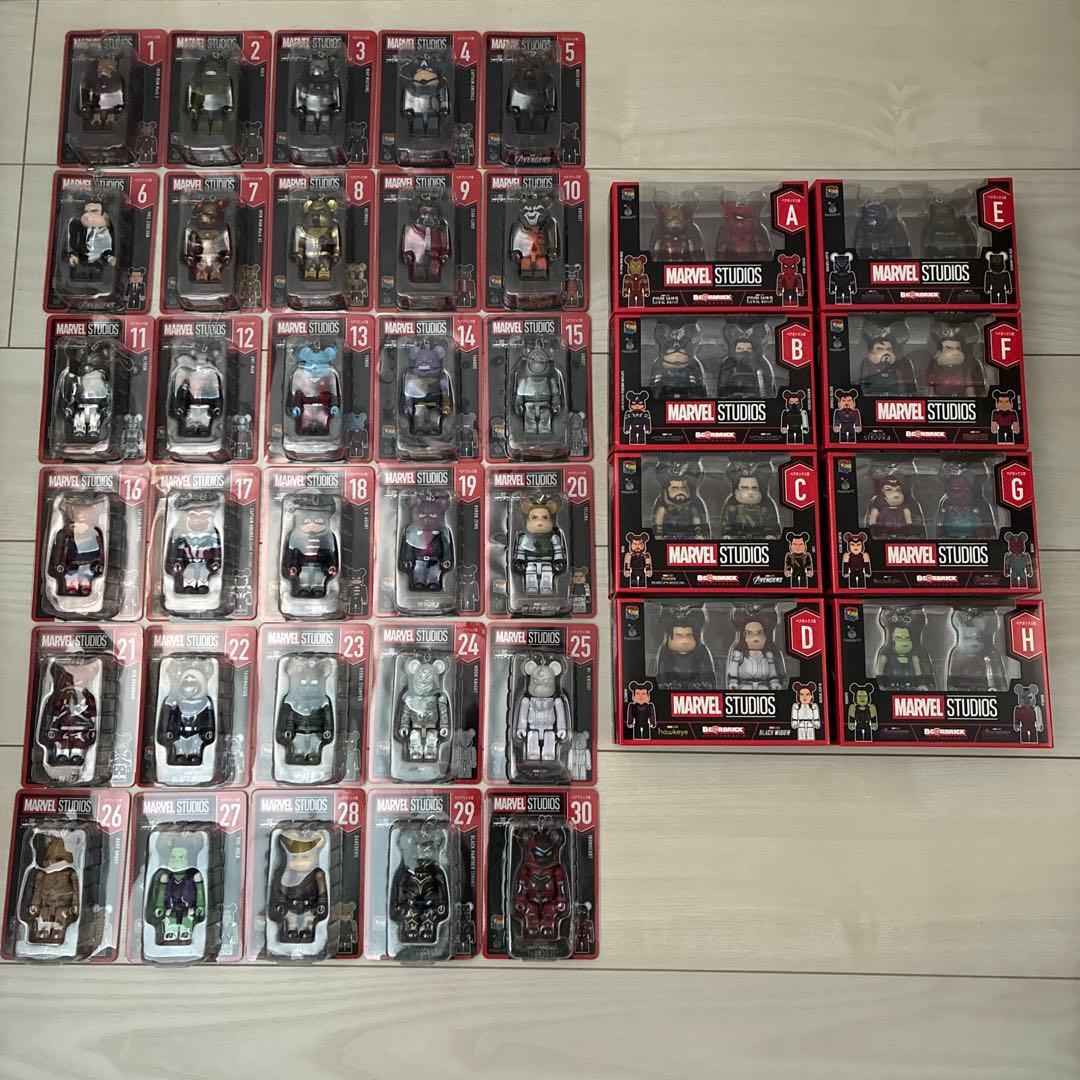 ベアブリック 新品　コンプリートセット　スパイダーマンシリーズ