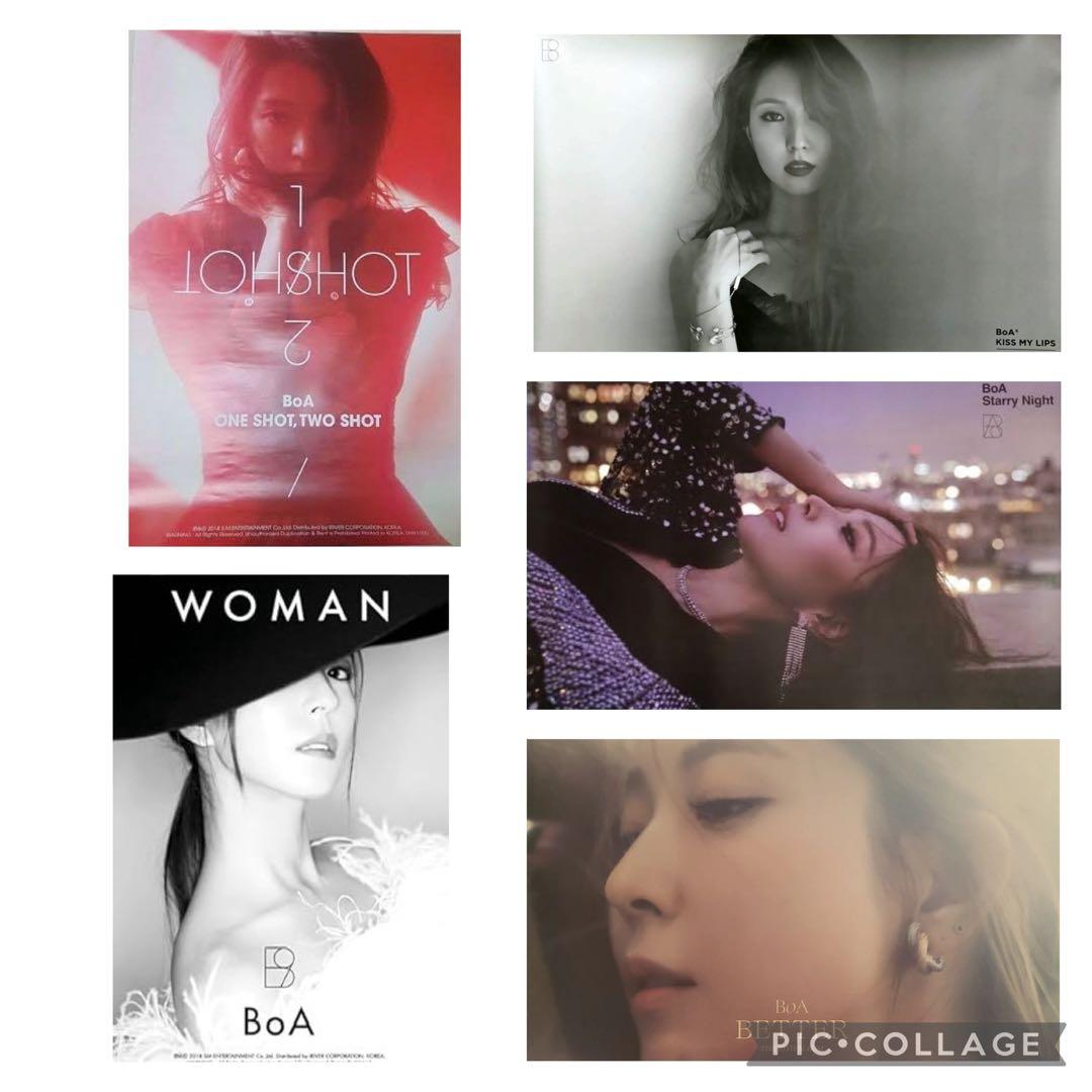 BoA 韓国アルバム　特典ポスター　５枚セット