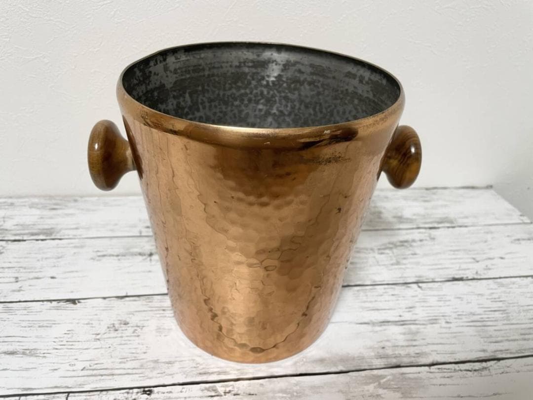 MADE STOCKLI NETSTAL SWISS 銅 ボトルクーラー バケツ