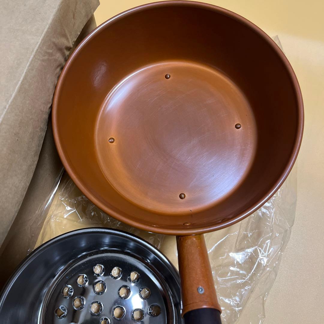 未使用長期保管品 台付十能 炭道具 茶室 茶道具 炭の火おこし 水屋道具