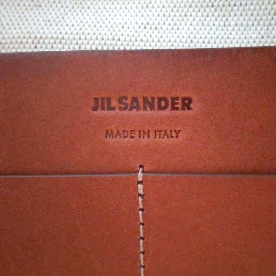 JIL SANDER ジルサンダーキャンバストートバッグ フラットショッパーL