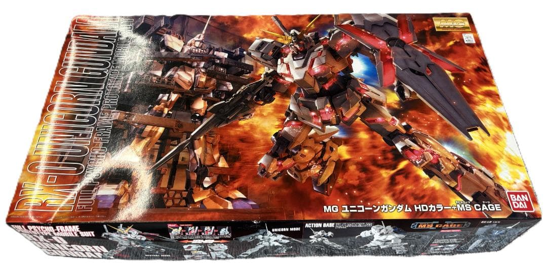 MG 1/100 RX-0 ユニコーンガンダム HDカラー+MS CAGE