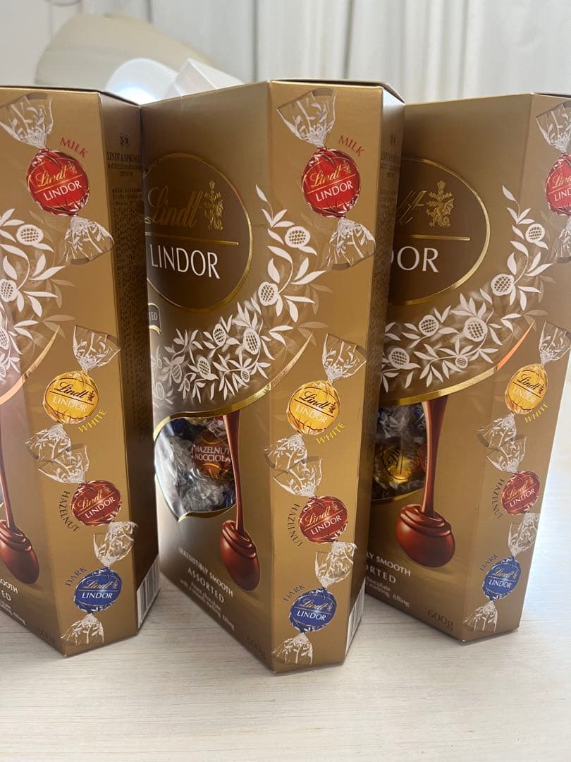 Lindt　LINDOR グリーン　アソート 600g　リンツ　リンドールx3箱