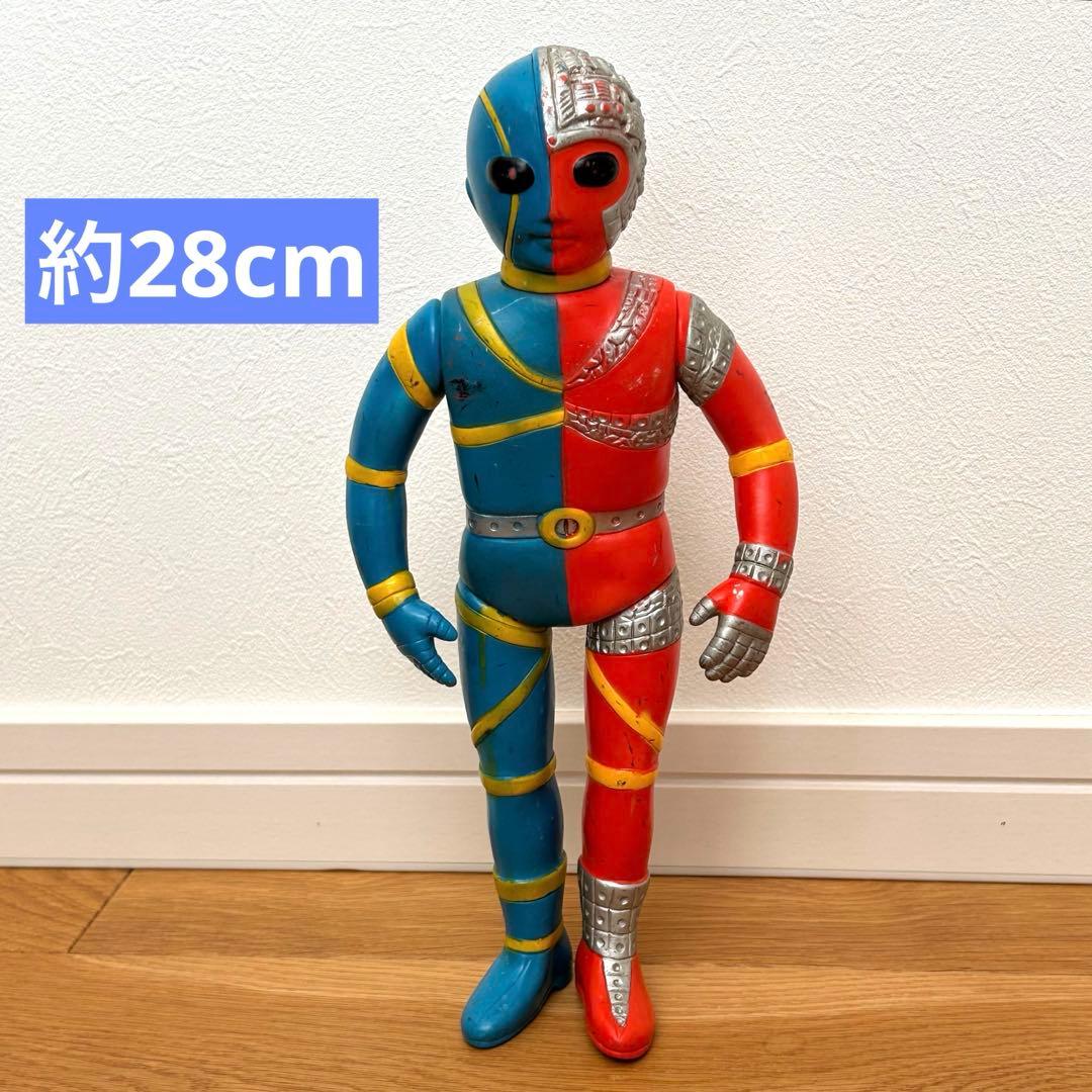 当時物　タカトク　人造人間キカイダー　ソフビ　約28cm　ソフビ