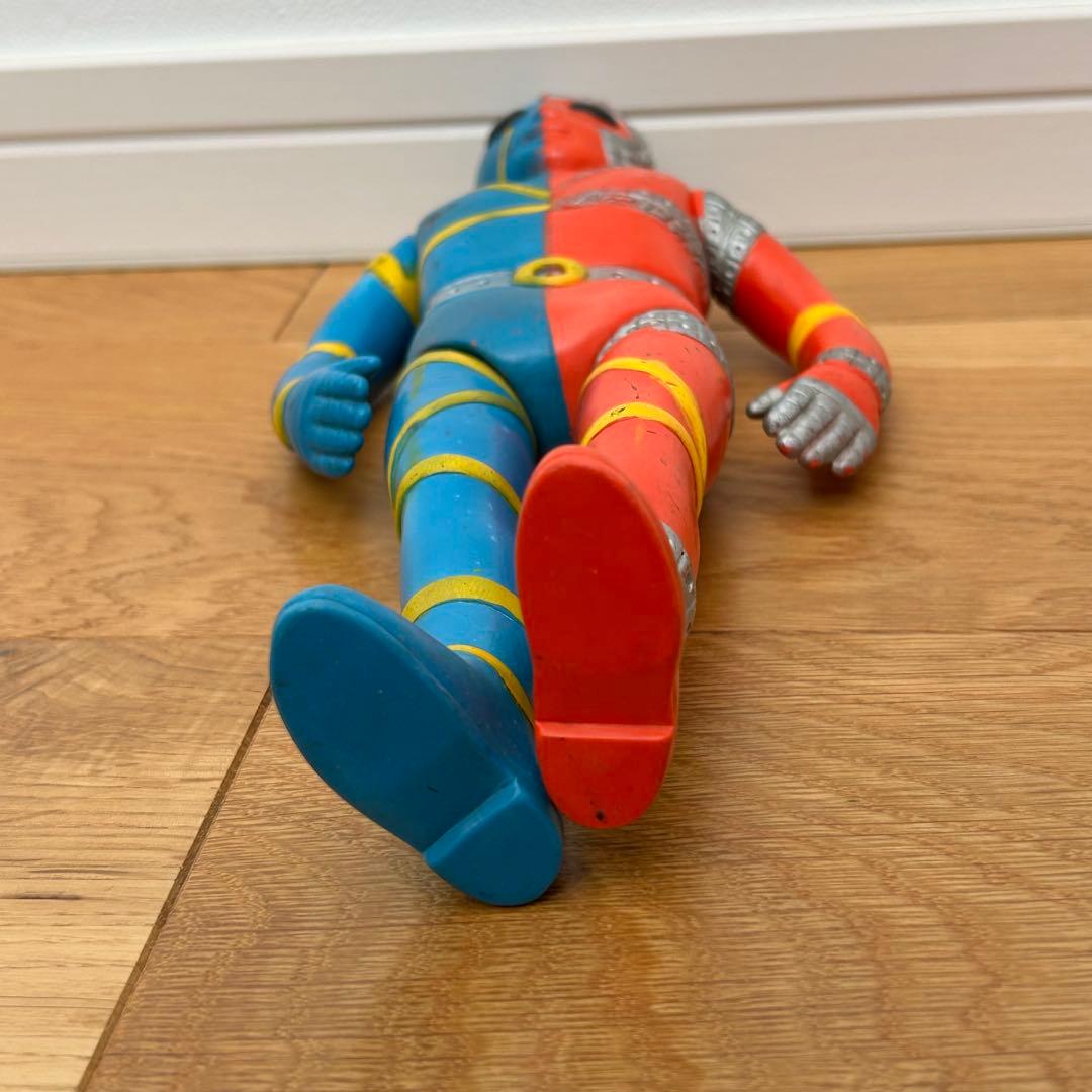 当時物　タカトク　人造人間キカイダー　ソフビ　約28cm　ソフビ