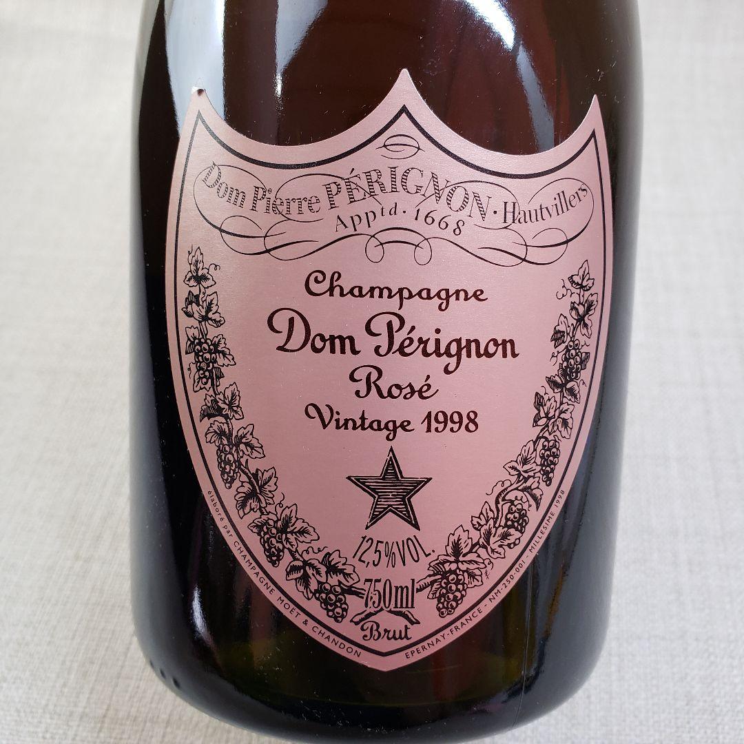 未開栓 希少 ドンペリ ドン・ペリニョン ロゼ ヴィンテージ 1998