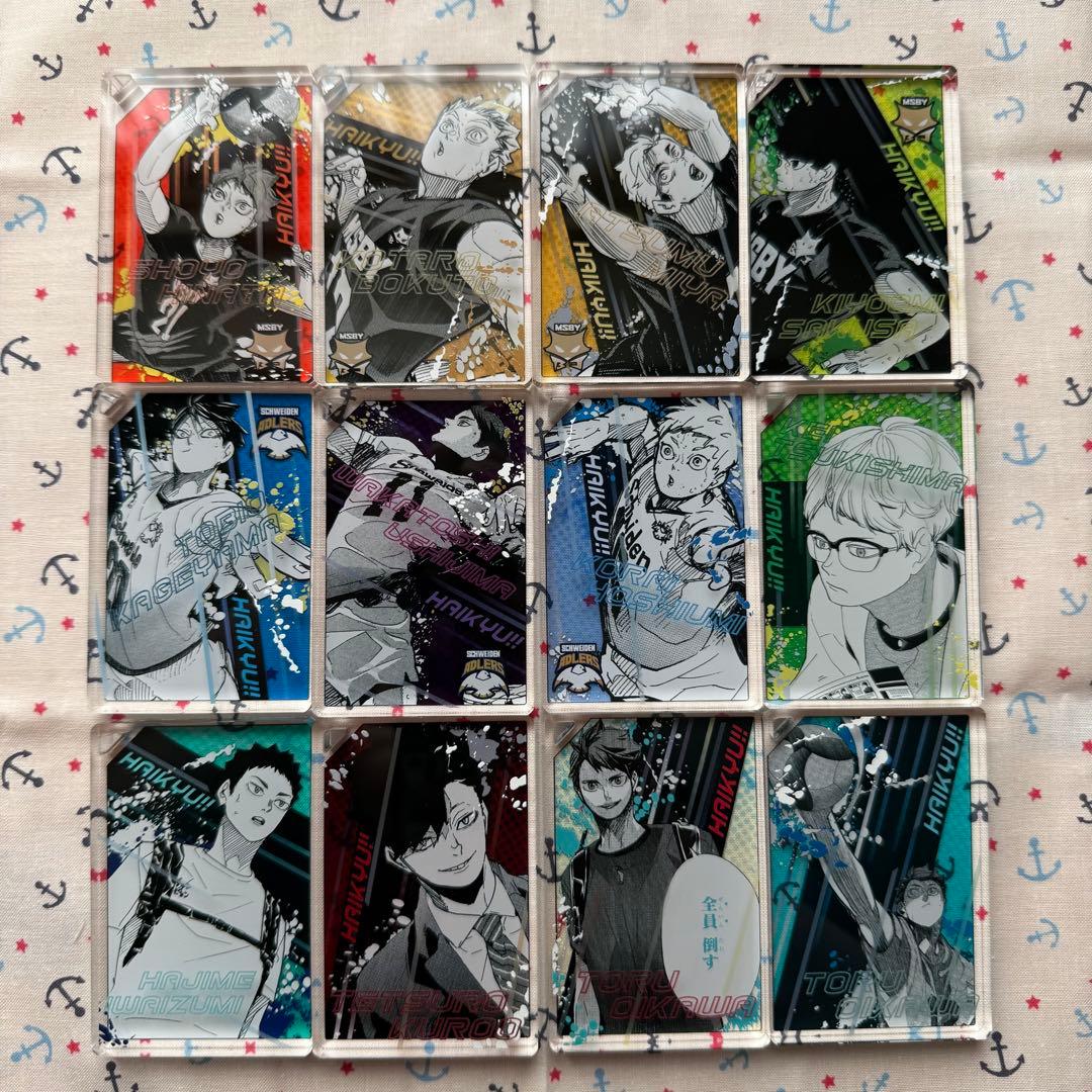 ハイキュー!! ドミノ風アクリルキーホルダーコレクション コンプリート