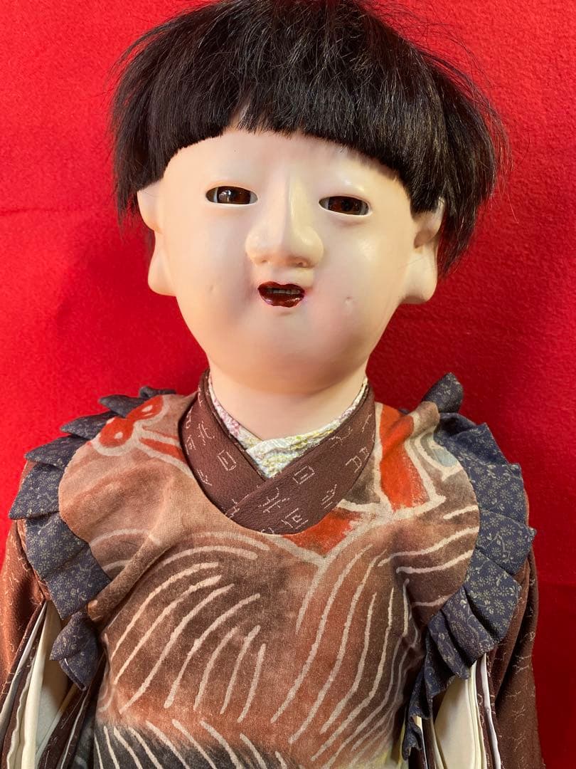 市松人形　男の子、ハンドメイド