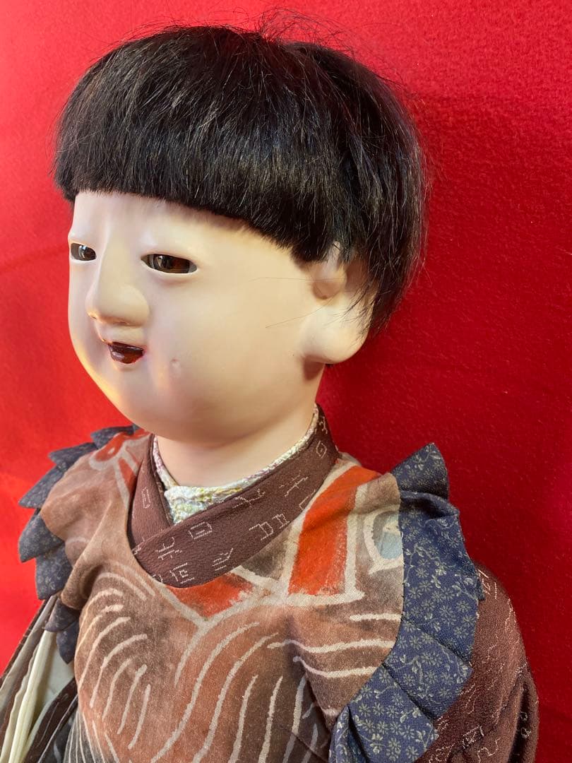 市松人形　男の子、ハンドメイド