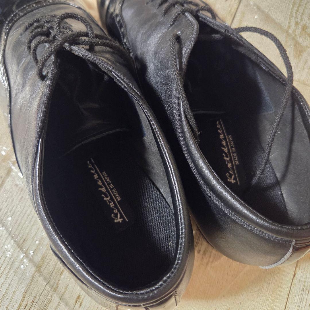 美品 ケントダンス アトラスコンビ 社交ダンスシューズ 26.5 レギュラー