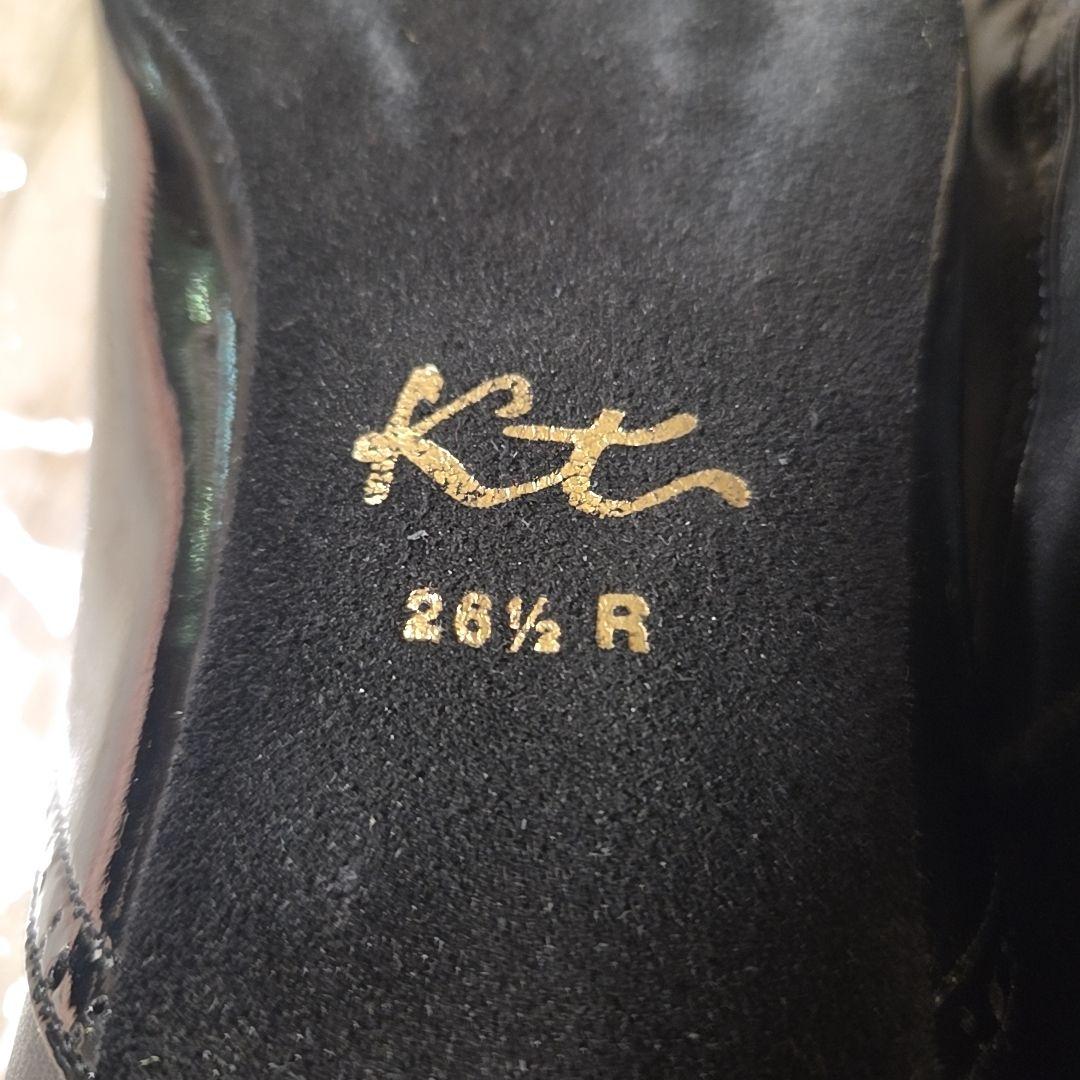 美品 ケントダンス アトラスコンビ 社交ダンスシューズ 26.5 レギュラー