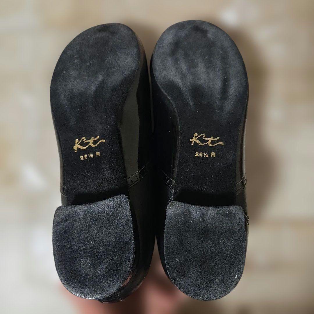 美品 ケントダンス アトラスコンビ 社交ダンスシューズ 26.5 レギュラー