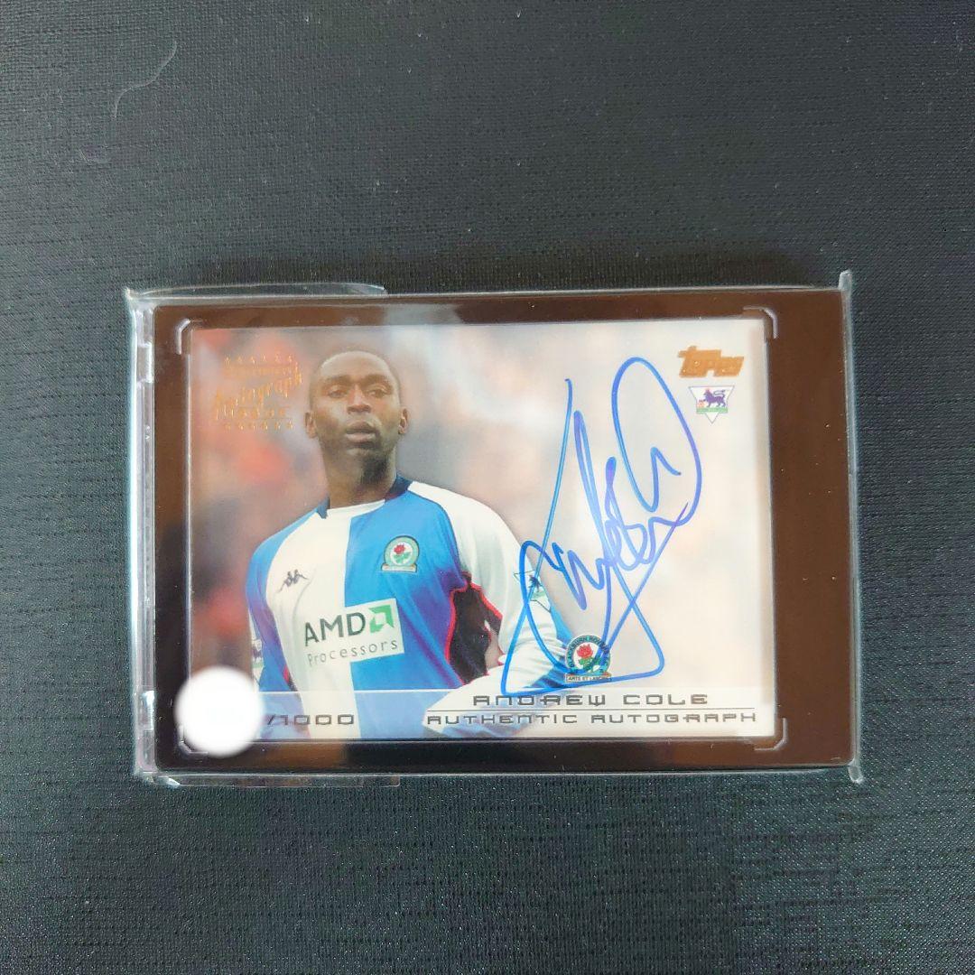 Topps Premier Gold 04 アンディ・コール 直筆サインカード