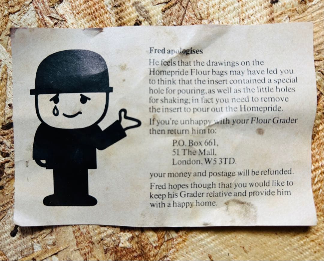 60' pride Mr. Fred フレッド君キャニスター×2当時箱付