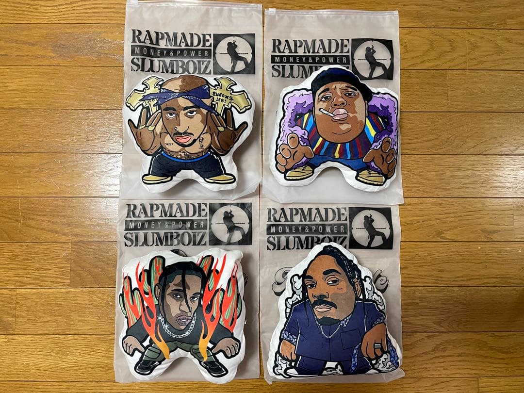 ラップリマンクッション 4個セット RAPMADE O.Z.Y.K.I.X