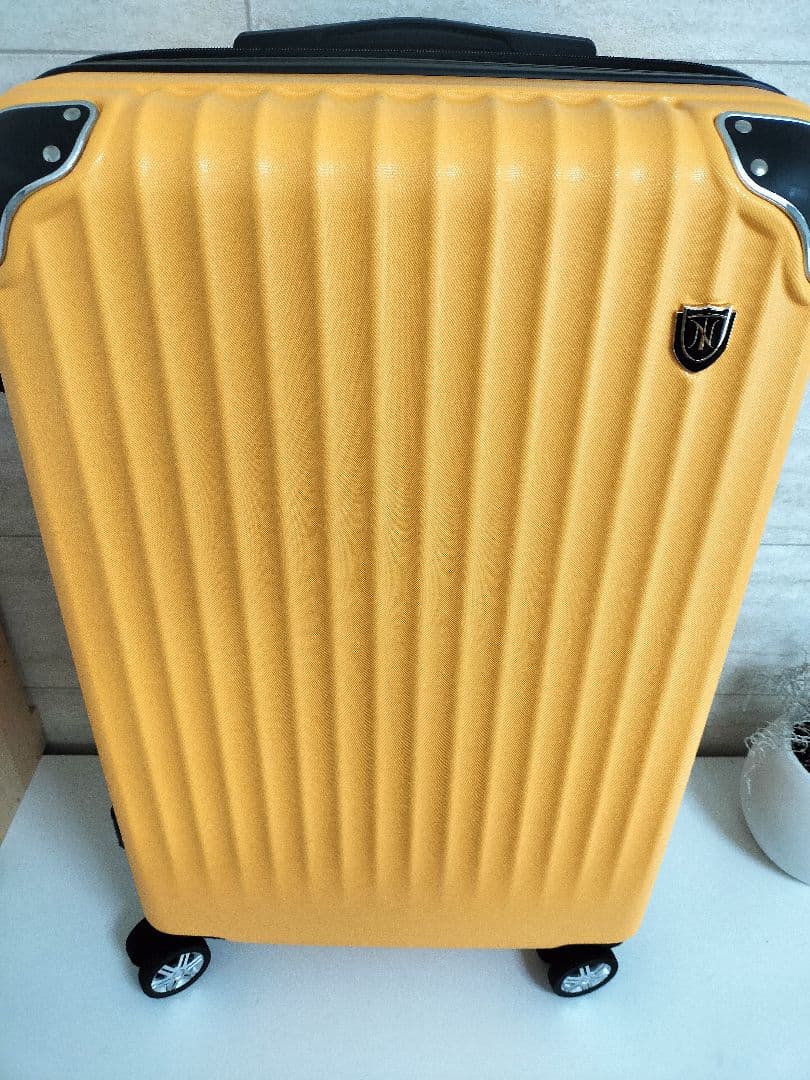 【中古】New Tripスーツケース Lサイズ：7泊以上/95Lイエロー