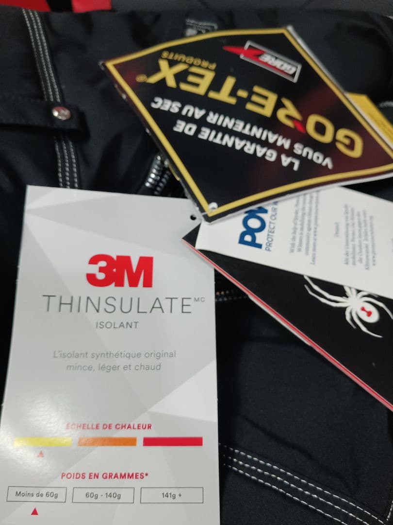 スパイダー！GORE-TEX スノーボードパンツ ブラック