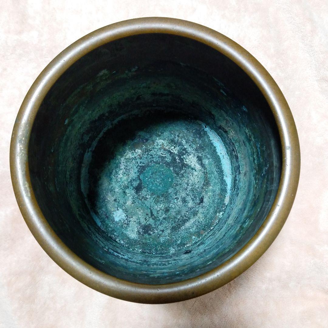 銅製　火鉢　昭和初期　アンティーク　骨董品　昭和レトロ