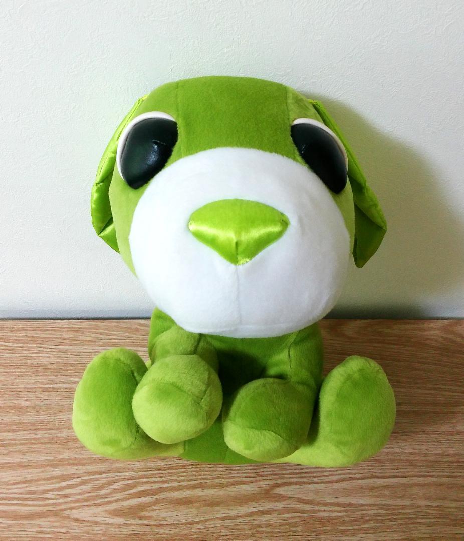 お茶犬　緑茶犬　リョク　ぬいぐるみ