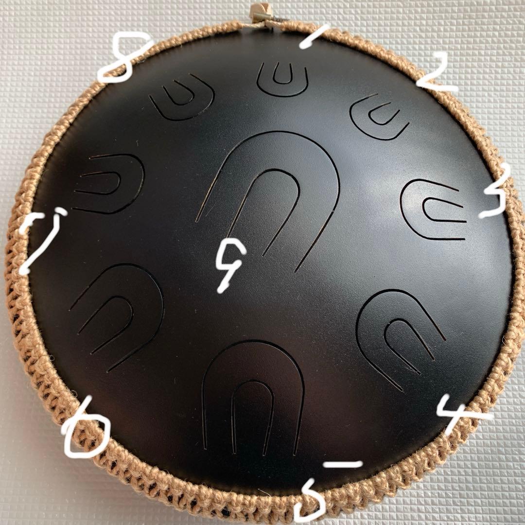 グーダドラム　 両面 オーロラ/イークイノックス　専用バック・マレット付き