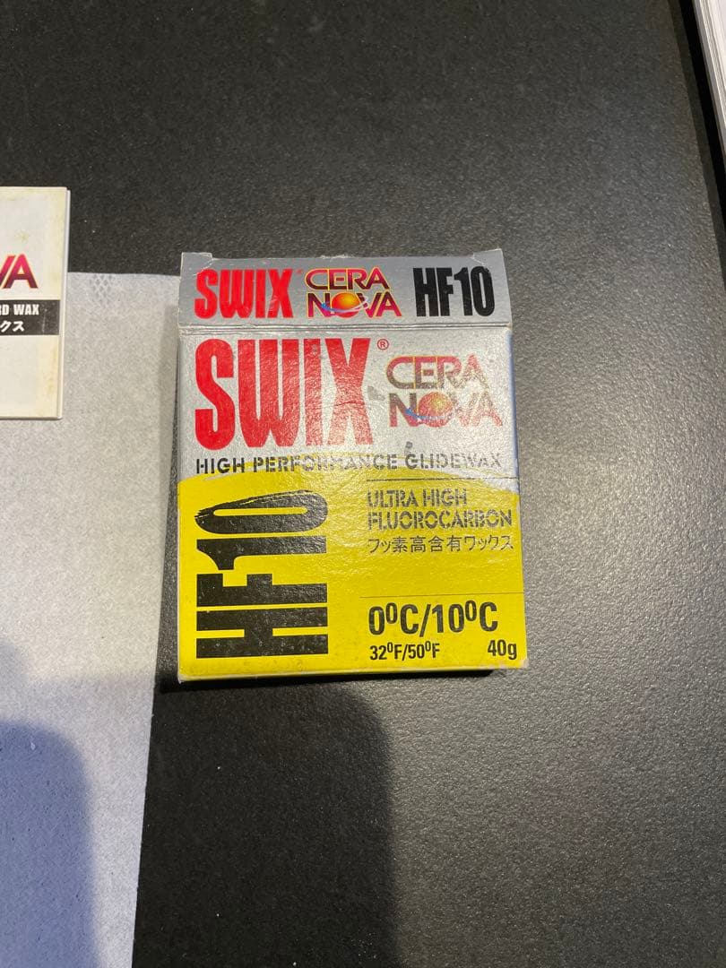 クロスカントリーワックス　SWIX HF10 フッ素入り