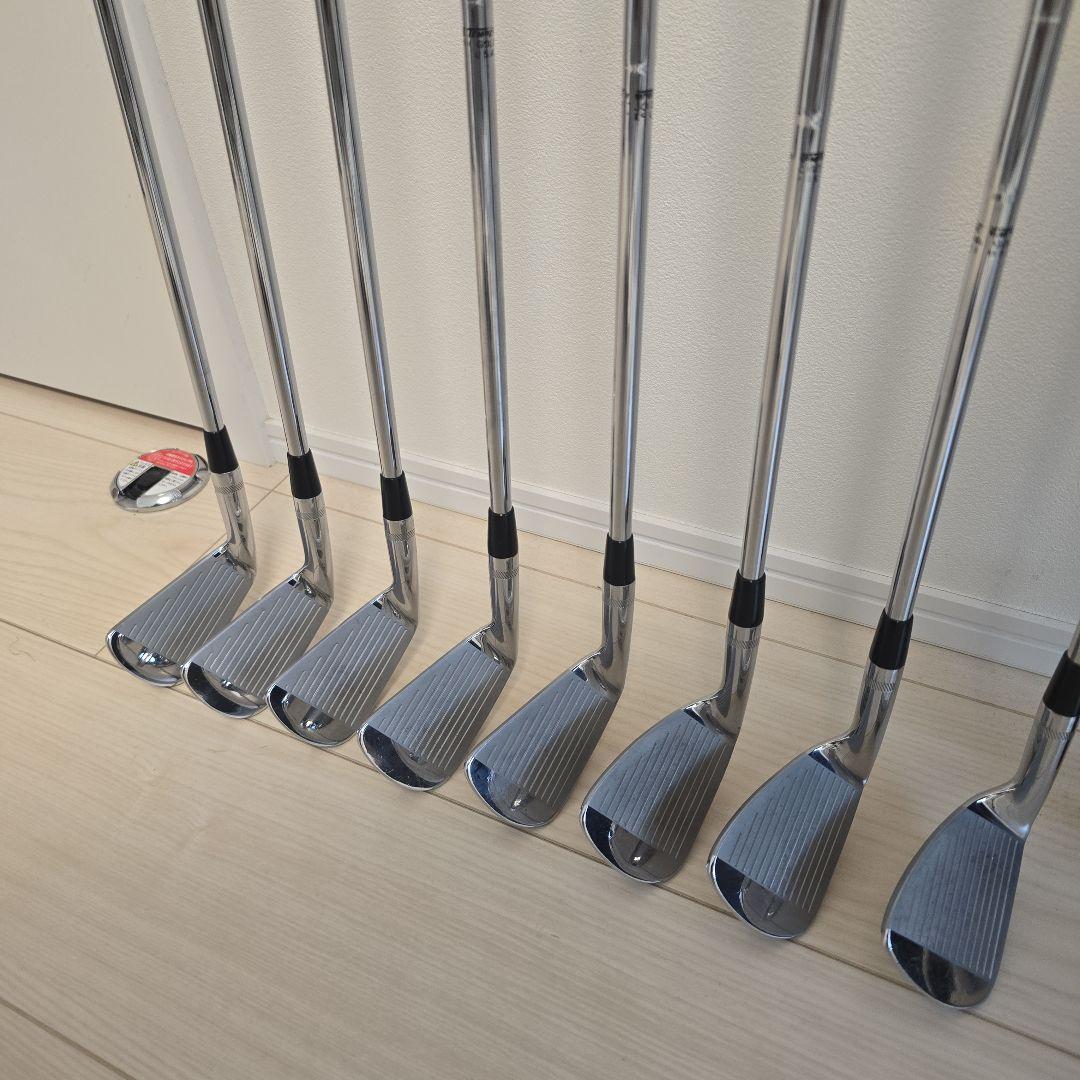 タイトリスト 681 X100 3I〜PW 8本セット (グリップ新品交換済)