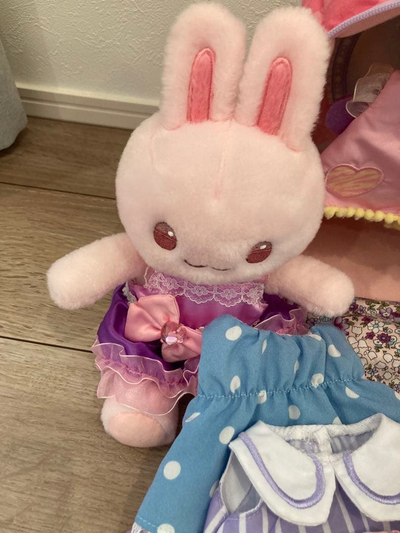 マザーガーデン うさもも おほしさまハウス ぬいぐるみ ハウス型収納ケース