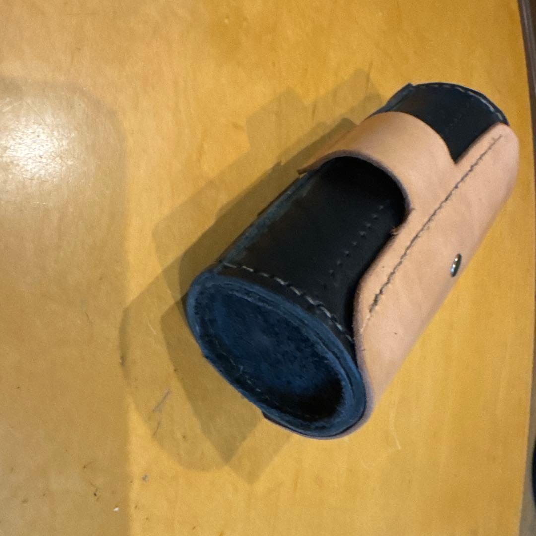 ゴルフポーチ　ハンドメイドレザークラフト