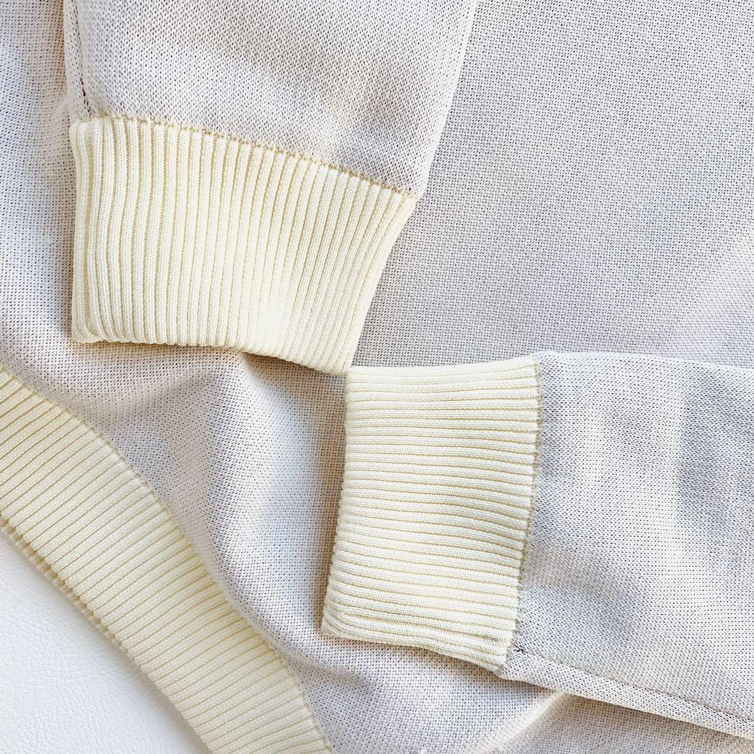 24AW ヴィ トゥエルヴ ニット XXlL クリーム US KNIT