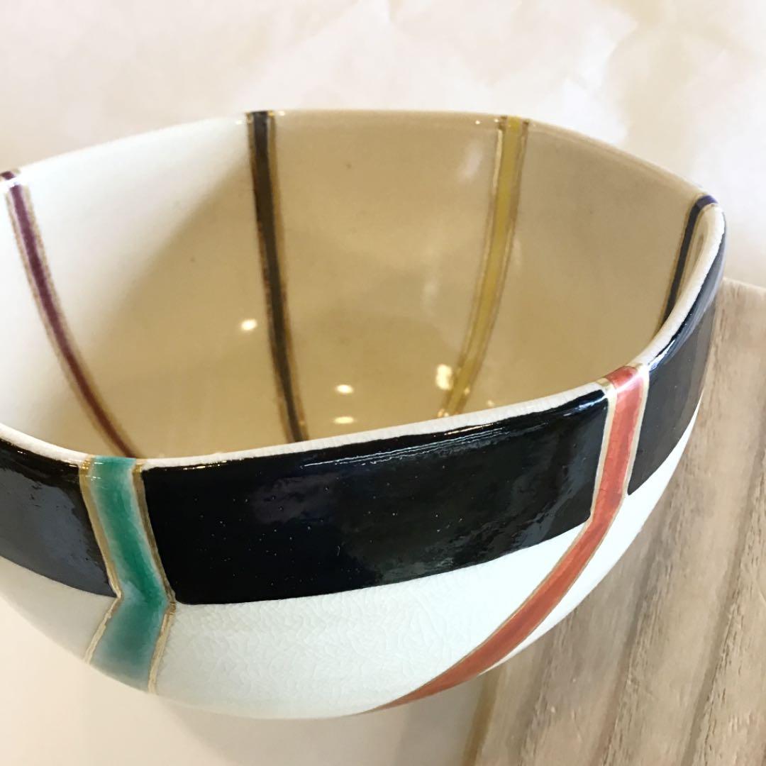 【茶道具】永楽即全 色絵光茶碗