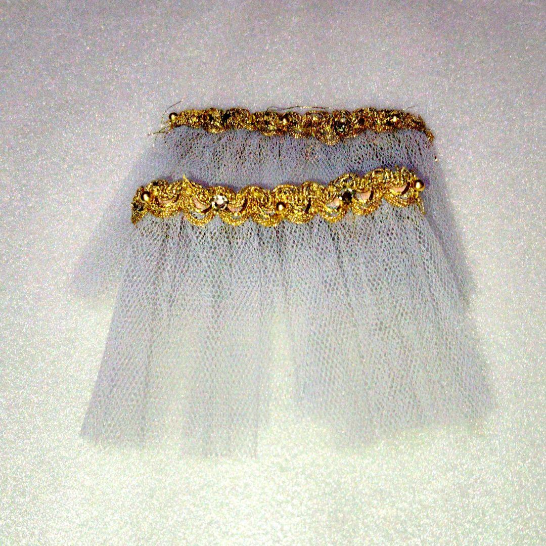 バレエ　チュチュ　小学生120cm台 3着まとめ　袖、ネックレス付 No2