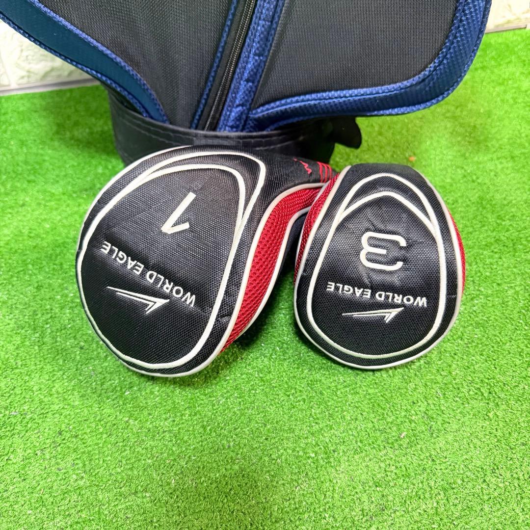 ゴルフセット　初心者応援　ワールドイーグル　WE-5Z 美品　右打ち　すぐ使える