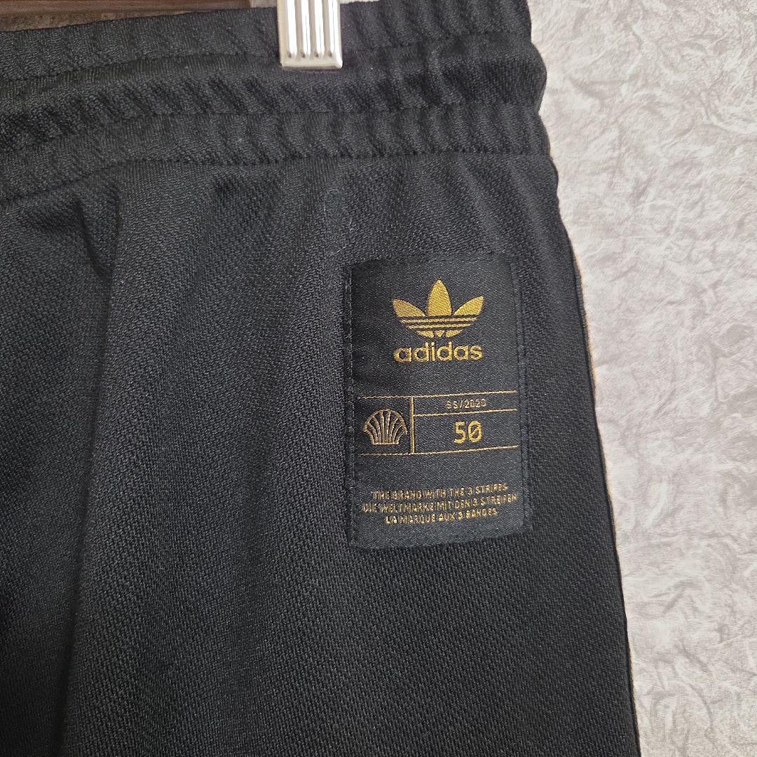 adidas ジャージ　50周年　セットアップ　ゴールド　黒　金　ジャケット