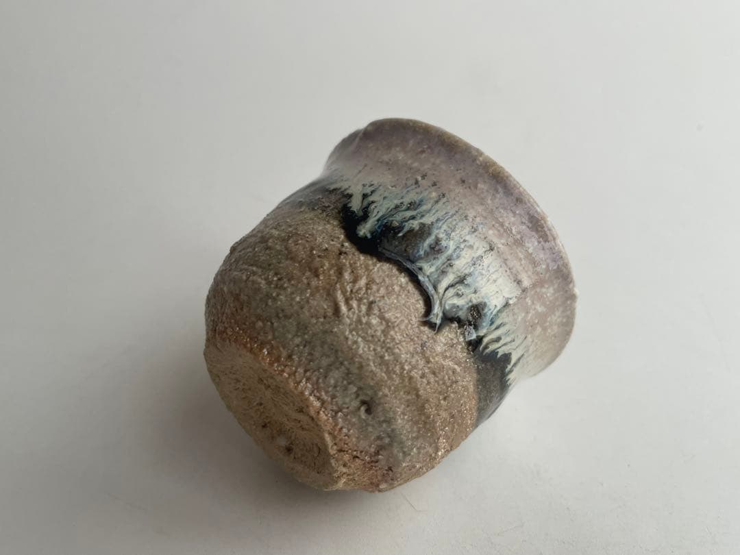 陶芸家　西岡小十　朝鮮唐津　ぐい呑　酒器　酒盃　酒杯　共箱　古唐津