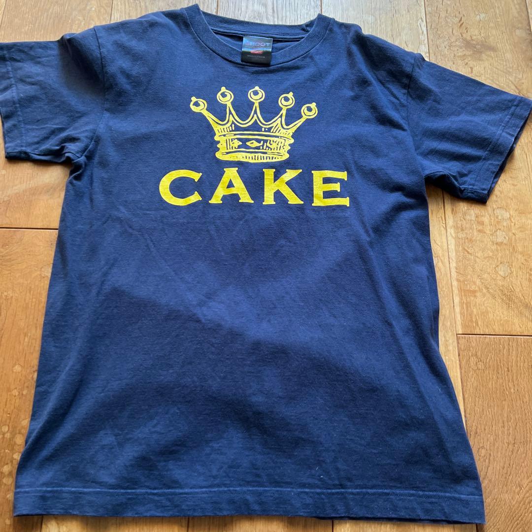 SHOOT 王冠 CAKE ケイク　バンドTシャツ ネイビーM